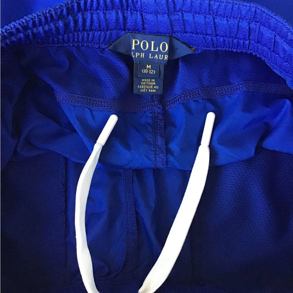 Polo RL Sport Shorts Elastic Waist‎ Drawstring Lightweight Pony Boys